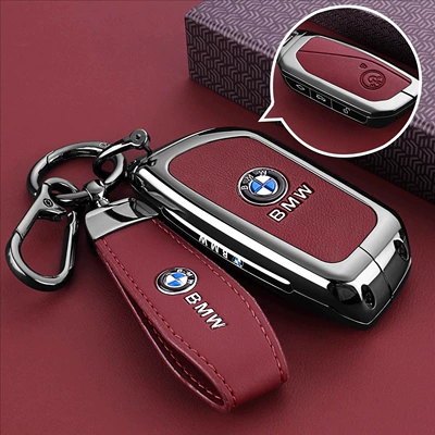 Static Rod/Key Bag Series 3 Series New X1/I5/X7 - type-c-key-red-leather-rope-buckle-hanging-buckle