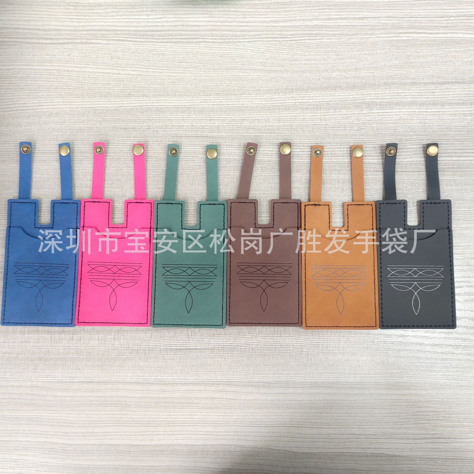 Cross-Border New Western Boot Wallet with Snap Strap Western Boots Wallet Leather