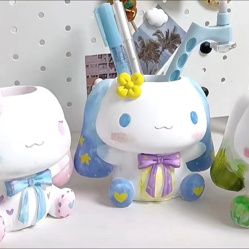 유귀 개 펜 컨테이너 2 흰 배아 [11*10cm]