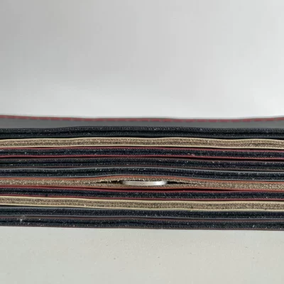 Steering wheel cover colors, thin leather handlebar cover, hand-stitched
