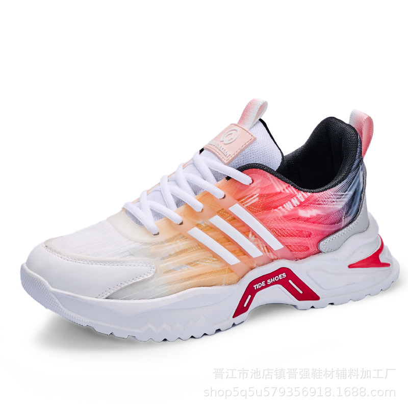 Otoño zapatos de los hombres de malla transpirable de moda todo partido casual juventud corriendo deportes de los hombres de altura oculta aumento de los zapatos de papá