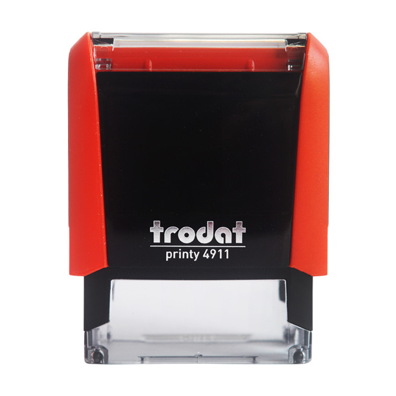 Material de sello de tinta de retorno colorido al por mayor 4911 material de sello rectangular flip shell colorido