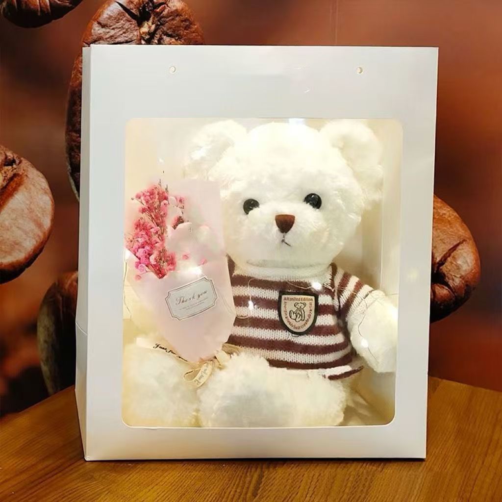 Regalos de cumpleaños juguetes de peluche muñeca novia para enviar a una chica especial Qixian Día de San Valentín