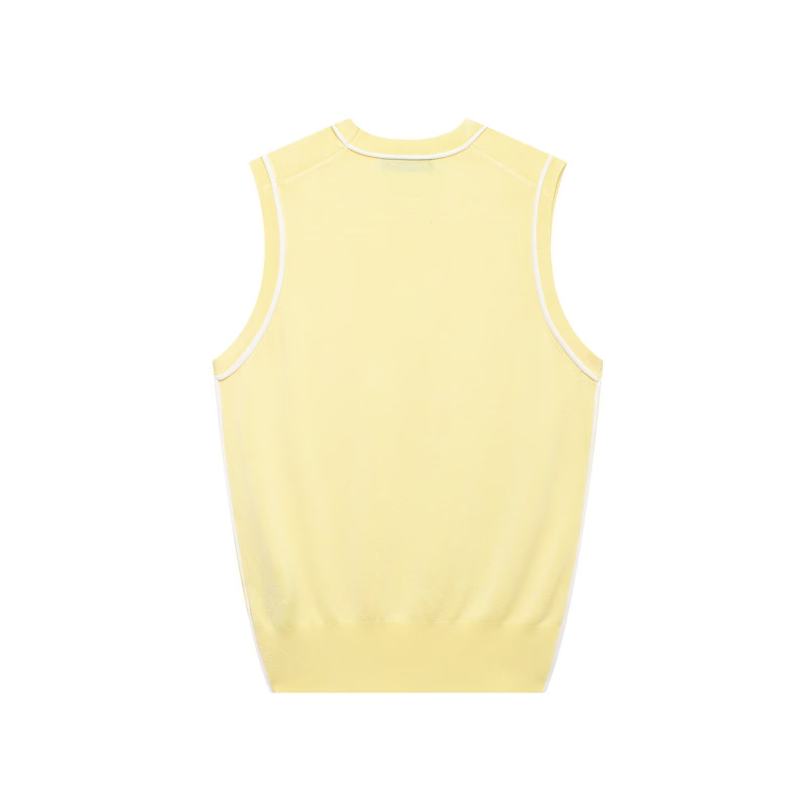 Vêtements pour cheveux extérieurs 2024 été nouvel article haut à aiguille plate à bordure de couleur contrastante pour femmes_voghion.com