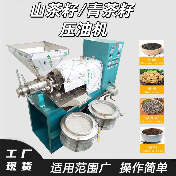 山茶籽青茶籽压油机 德辉榨油设备 冷热两用葵花籽炸油机批发