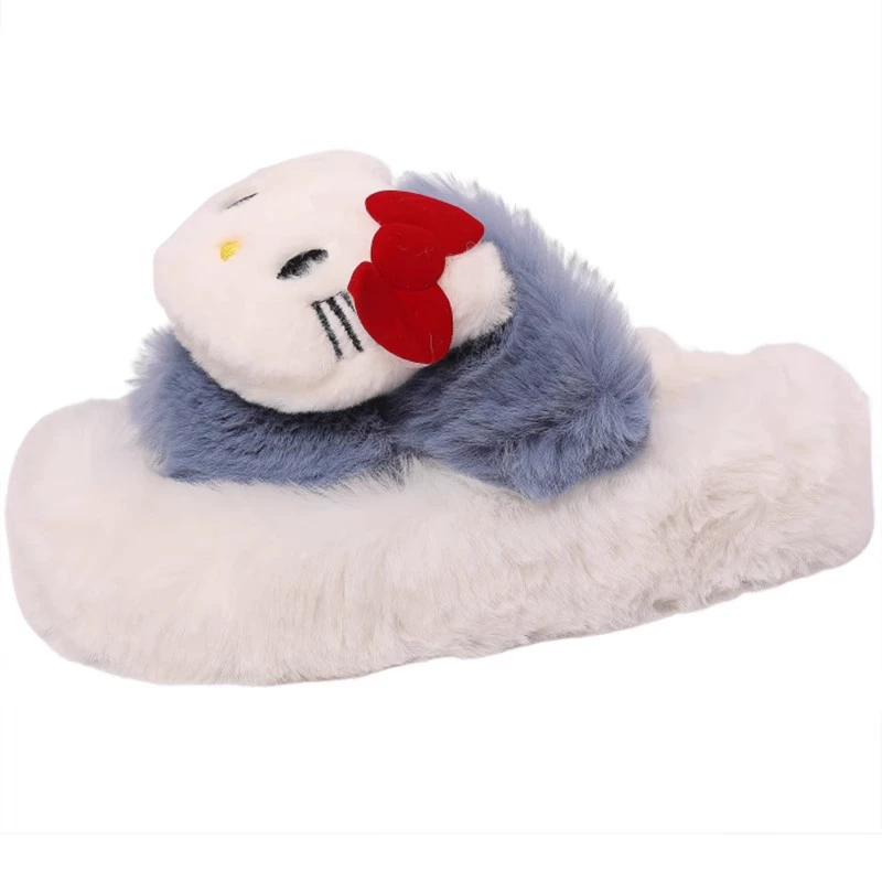 Hello Kitty, демисезонные тапочки, универсальная обувь на платформе, корейский стиль