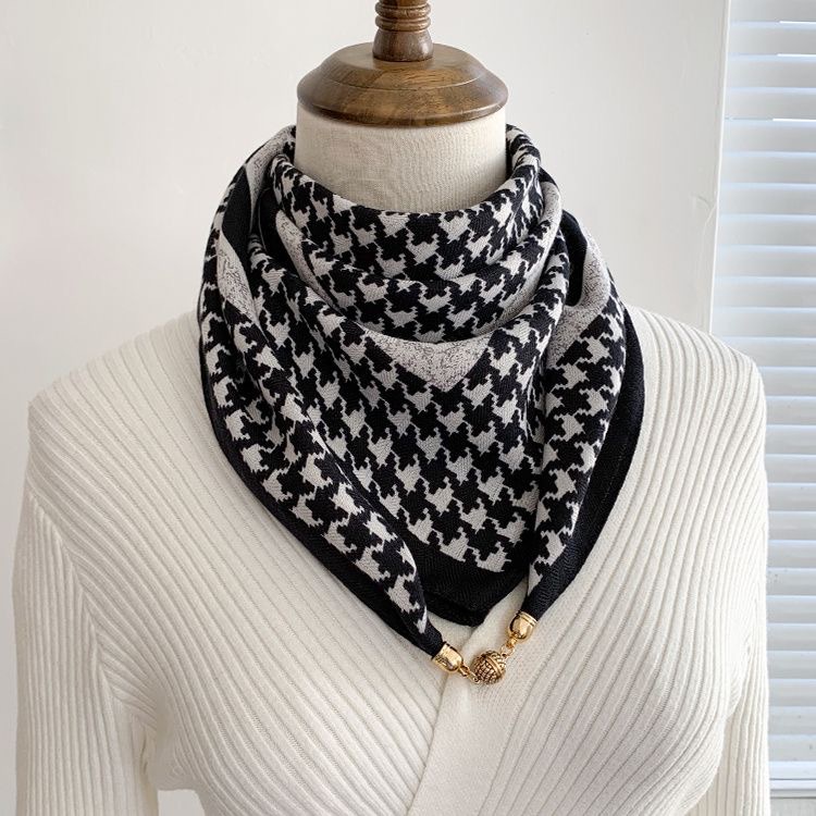 흑백 하운드 투스