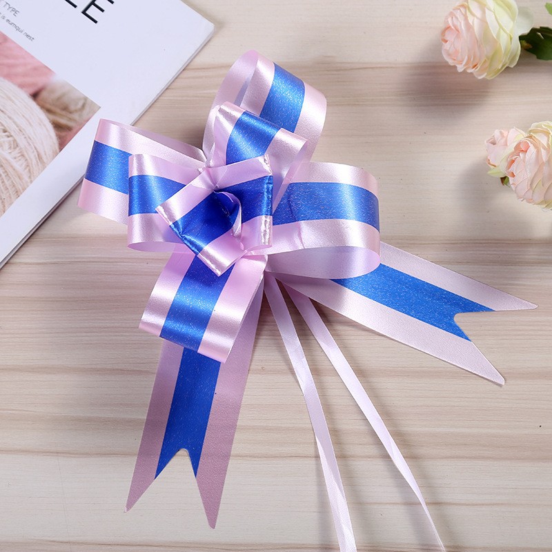 49 nudo de encaje suministros de boda bowknot cinta caja de regalo de boda embalaje coche de boda decoración manija de la puerta al por mayor