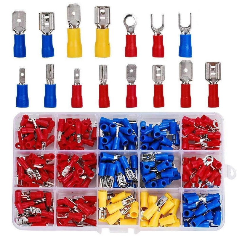 280Pcs Insulated Cold-Pressed Terminal Combination Export Boxed Terminal Terminal Block Set Moisture-Proof