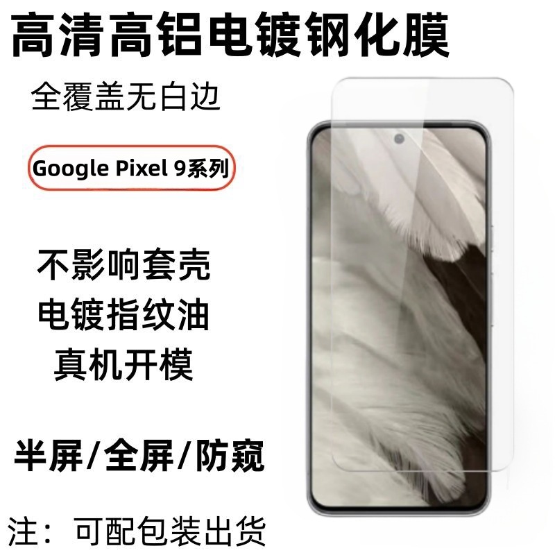 Suitable for Google Pixel9pro transparent tempered film pixel8A…