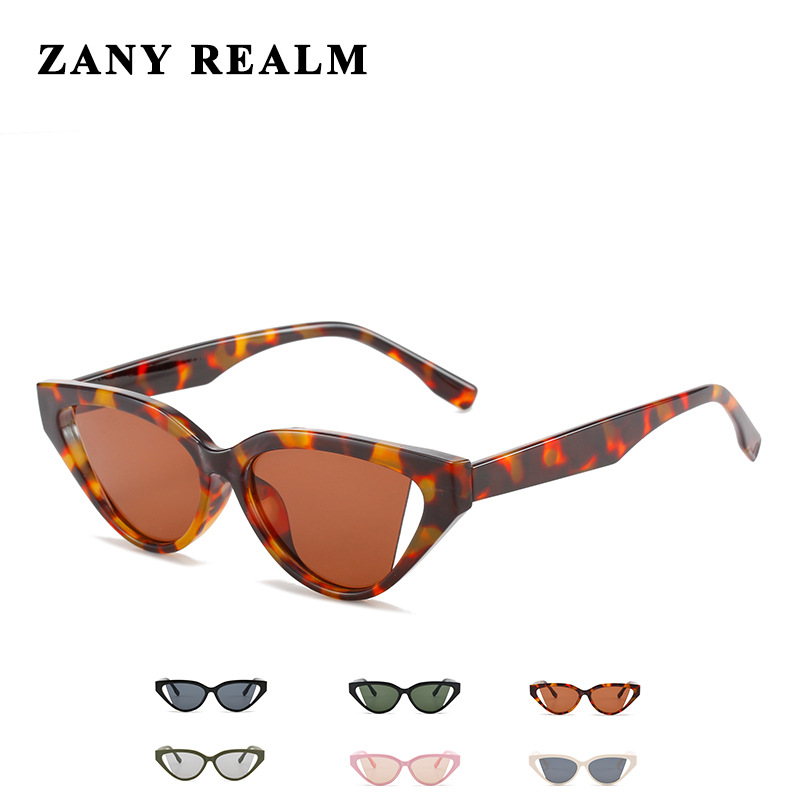 Nuevo pequeño ojo de gato retro gafas de sol de comercio exterior color caramelo marca de moda transfronteriza gafas de sol europeas y americanas fabricante en stock