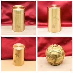 純真鍮製茶筒卸売、つまようじ入れ竹節デザイン、クリエイティブでレトロな家庭用携帯防塵装飾品卸売