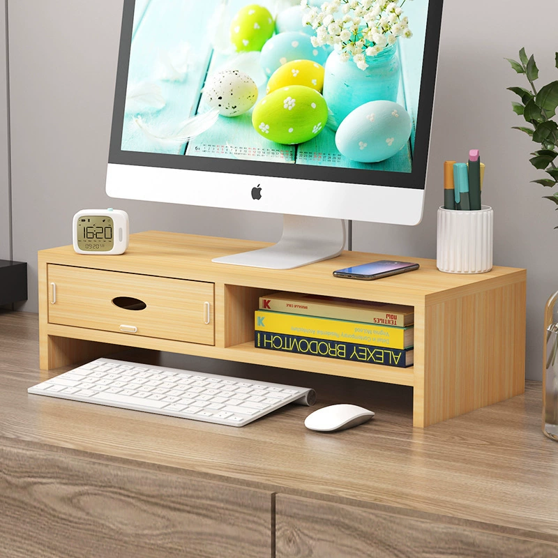 Базовая настольная офисная настольная подставка подняла стол с дисплеем Компьютерный ящик Монитор поднял экран Собрание