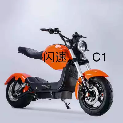 In stock supply flash C1 Electric Motorcycle Harley electric car wide tire electric car 60V hanging electric car factory