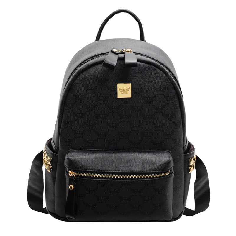 Mochila de estilo universitario de moda para mujeres 2025 nuevo viaje de viaje mochila de estudiantes adorable oso impresión mochila de moda