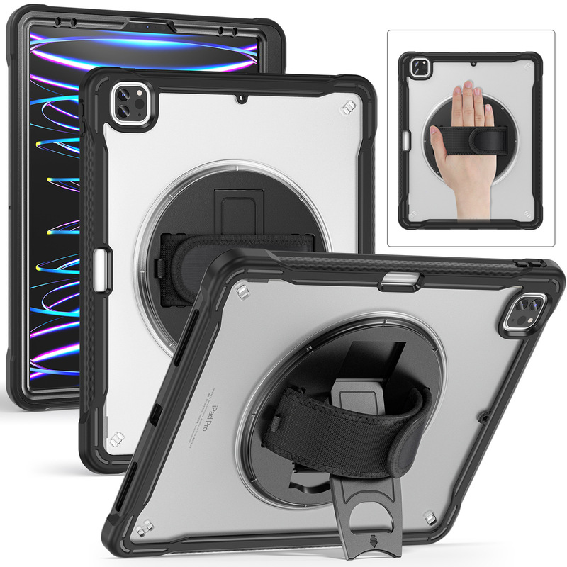 Suitable for Apple ipad Pro 12.9 flat pen slot rotating bracket 12.9 inch 2022 three-proof protective shell