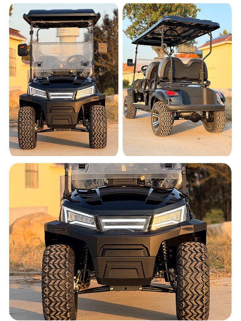 Electric Golf Cart Four-Wheel Scenic Area Park Viewing Reception Vehicle Hotel Airport Shuttle Golf Cart
