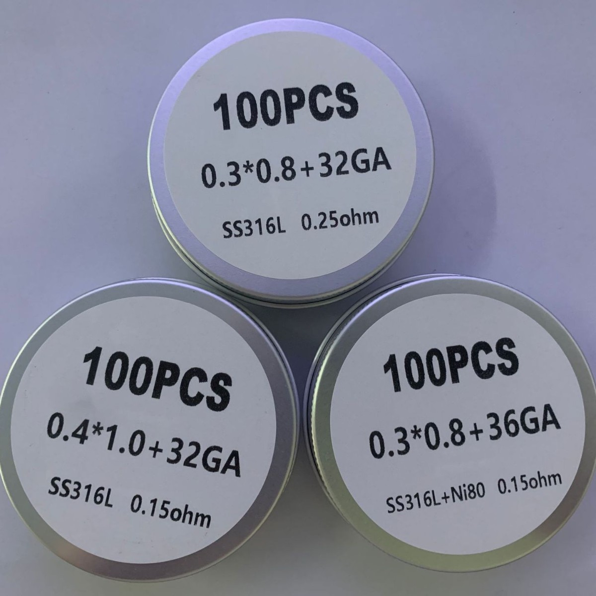 成品发热丝SS316L Alien Clapton外星人花式发热丝coil电阻丝