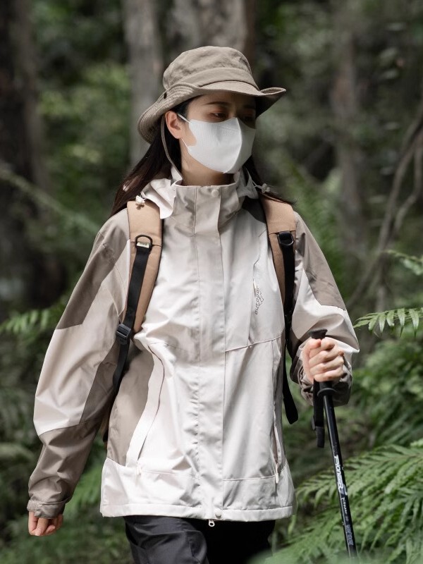 男性と女性のための新しい春、秋、冬のジャケット、スリーインワン取り外し可能な小型登山ジャケット、防風防水ジャケット|undefined