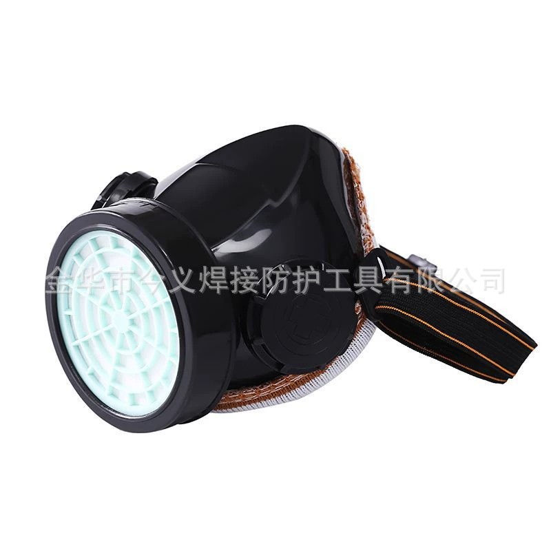 厂家供应单罐防尘口罩防尘面具NP303防灰尘颗粒口罩单头防尘面具