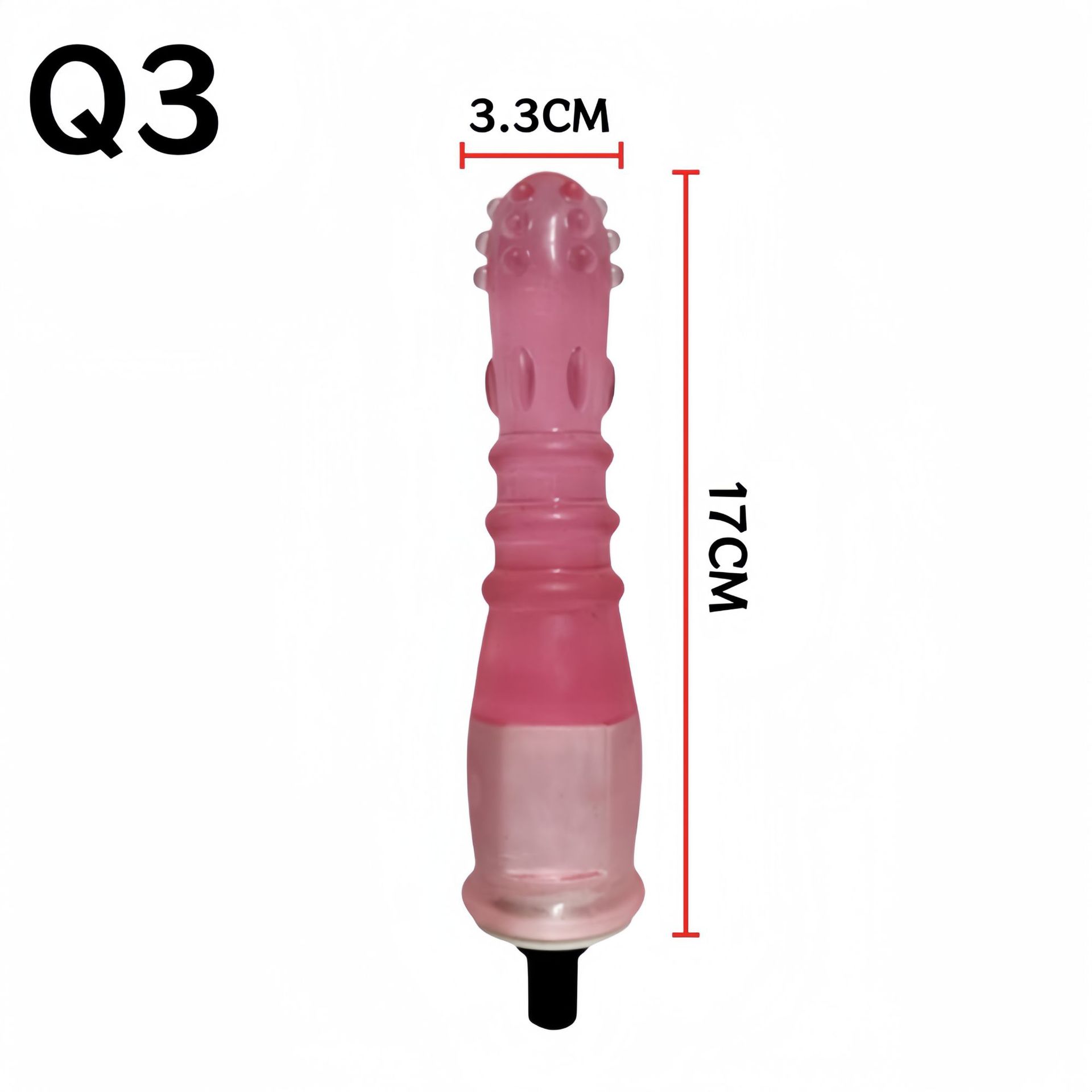 Accesorios de pistola de fascia modificado cabeza de simulación sexy productos sexuales para adultos femeninos