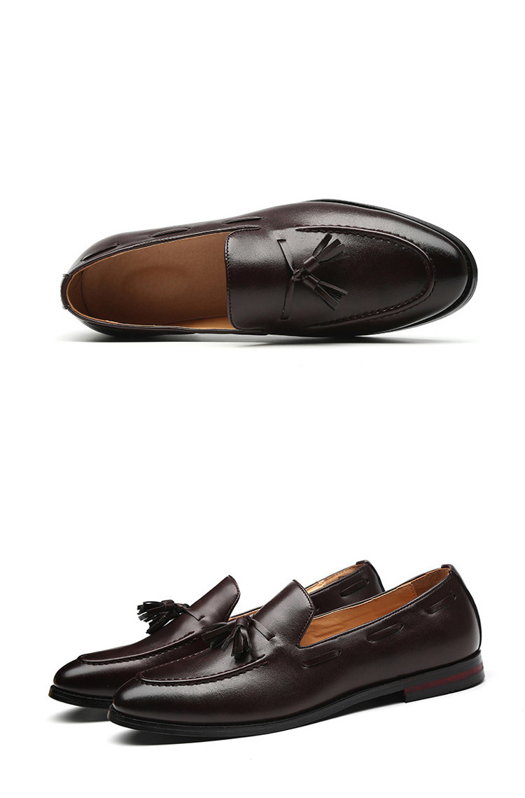 Men's casual leather shoes bean shoes_voghion.com