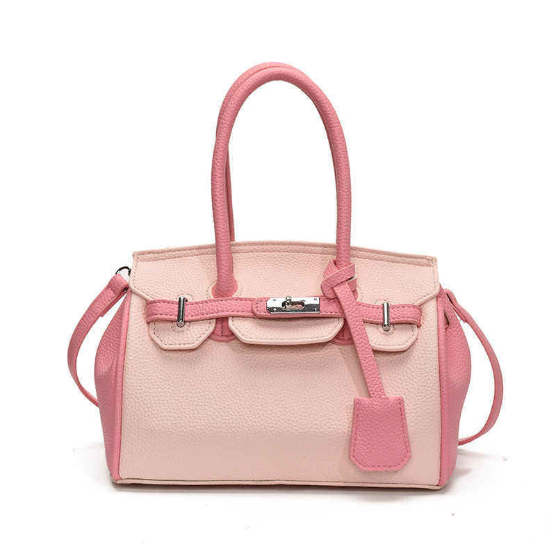 Bolso portátil de platino con textura de moda transfronteriza, bolso de hombro simple y versátil de lujo ligero, bolso de nicho de temperamento de gran capacidad