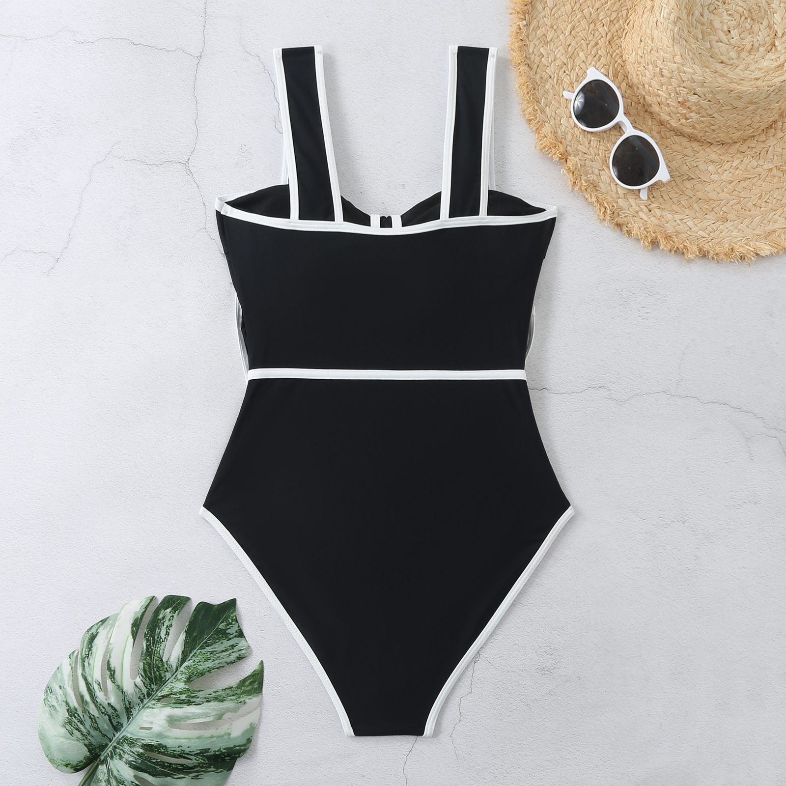 Costume intero stile bohémien con gonna lunga da spiaggia_voghion.com