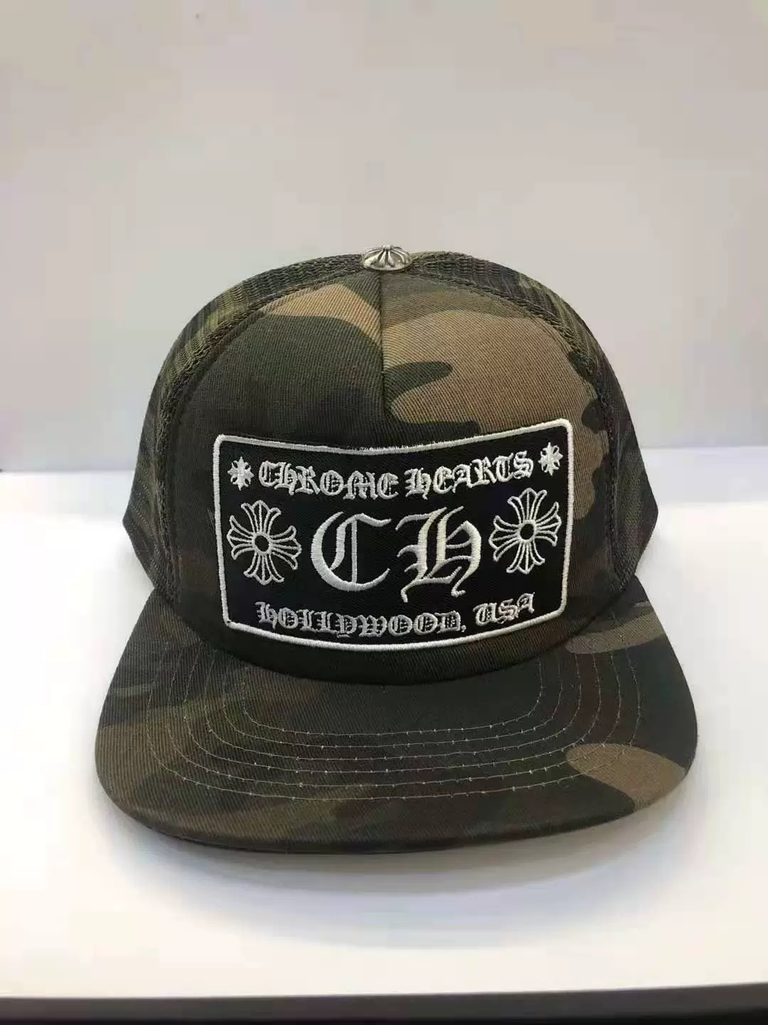 24SSChrome Hearts шляпа санскрит вышивка цветной блок кепка пара модель кросс-бордер единый размер хлопок Гуанчжоу