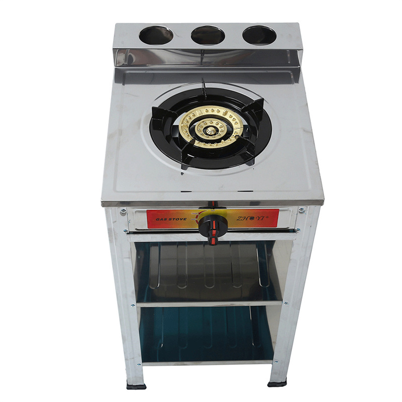 Comercio exterior exportación de gas transfronterizo horno de hierro de aluminio quemador panel de acero inoxidable de pie de gas de mesa cocina de gas licuado
