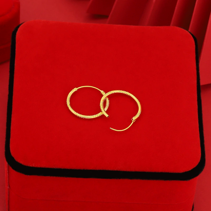 Серебряные серьги из латуни, кольцо, 24 карата