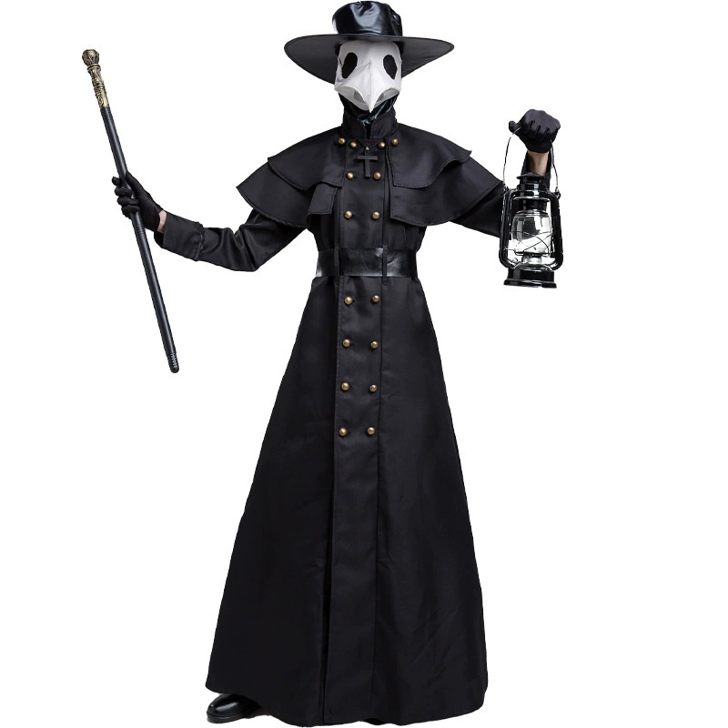 Doctor uniform, mask, halloween, punk style, European style