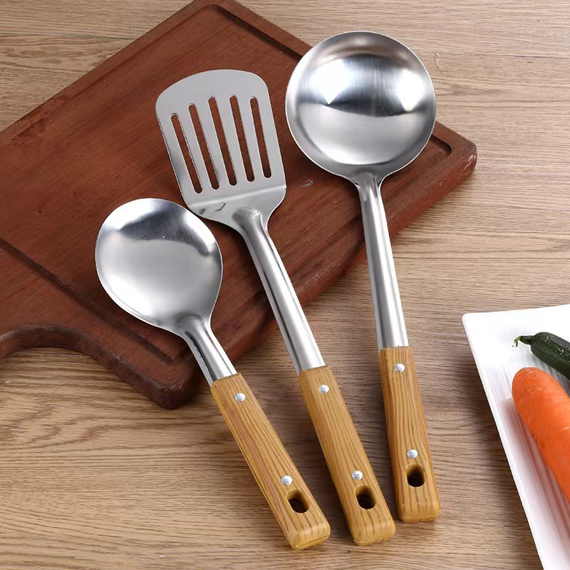 Juego de utensilios de cocina, colador completo, pala, cuchara, juego completo de utensilios de cocina para el hogar, pala, cuchara, cuchara, colador de pala, colador de pala