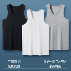 メーカー卸売低価格夏メンズベスト底通気性 I 字型ベストクロスボーダーメンズカジュアルノースリーブ T シャツ