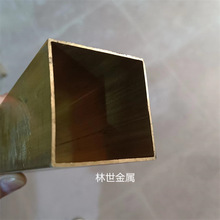 H59 H62黄铜管 空心方铜管毛细管 切割车床 扩口 缩口 电镀 抛光