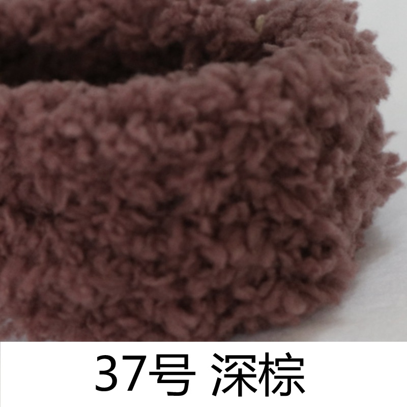 15mm cifrado Twist stick 1 m largo Super grueso Super denso tira de lana de raíz de lana hecha a mano DIY cachorro material paquete