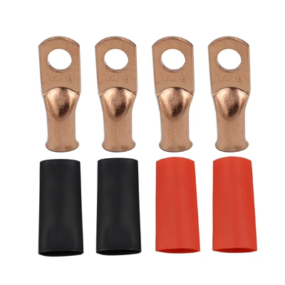 Nose 4 copper cold: Power supply, ignition system accessories - 4516-terminal-4-red-and-black-heat-shrinkable-tube-2