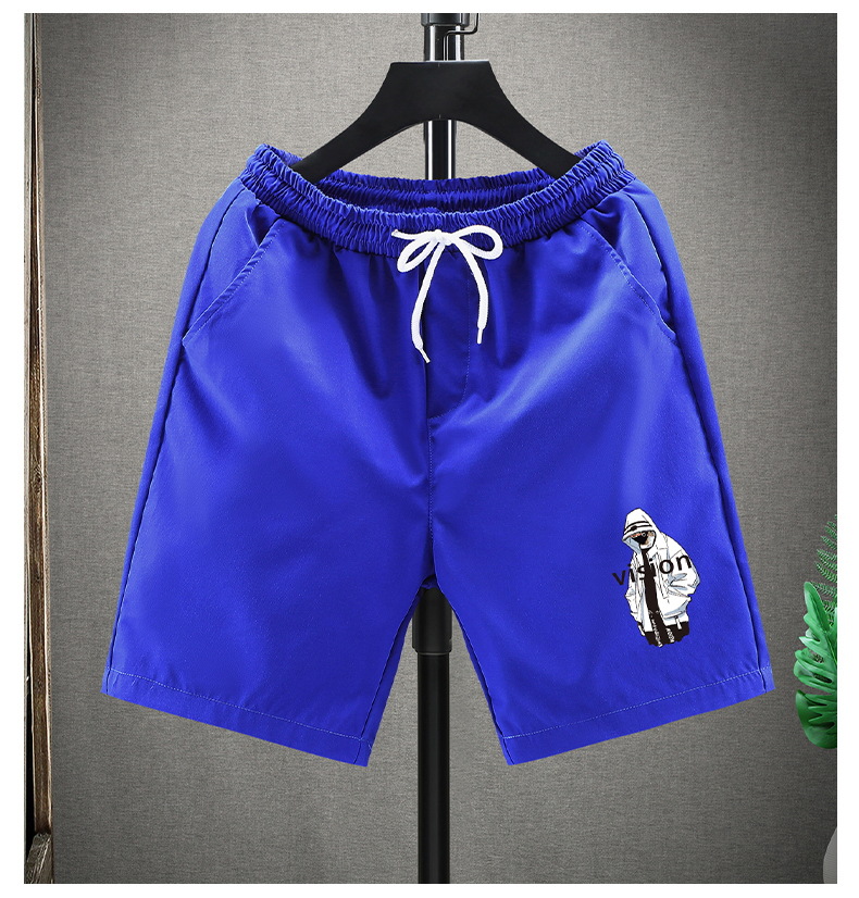 Moške poletne kratke hlače, ohlapne, za prosti čas, 5/4 hlače, poletne, tanke, velike športne hlače za plažo, moška poletna vrhnja oblačila, modna znamka ins_voghion.com