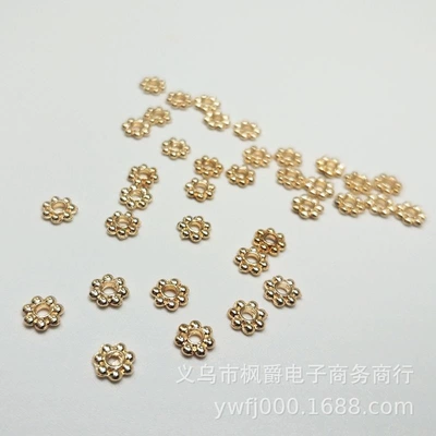 Zərgərlik ara hissələri diy handmade jewelry bead - 4mm-sealing-glaze-color-retention-kc-gold-500-pieces-per-pack
