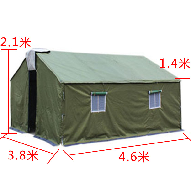 Ingeniería de campo sitio de construcción alivio de desastres lienzo comando de emergencia civil al aire libre engrosada cálida tienda viva a prueba de lluvia