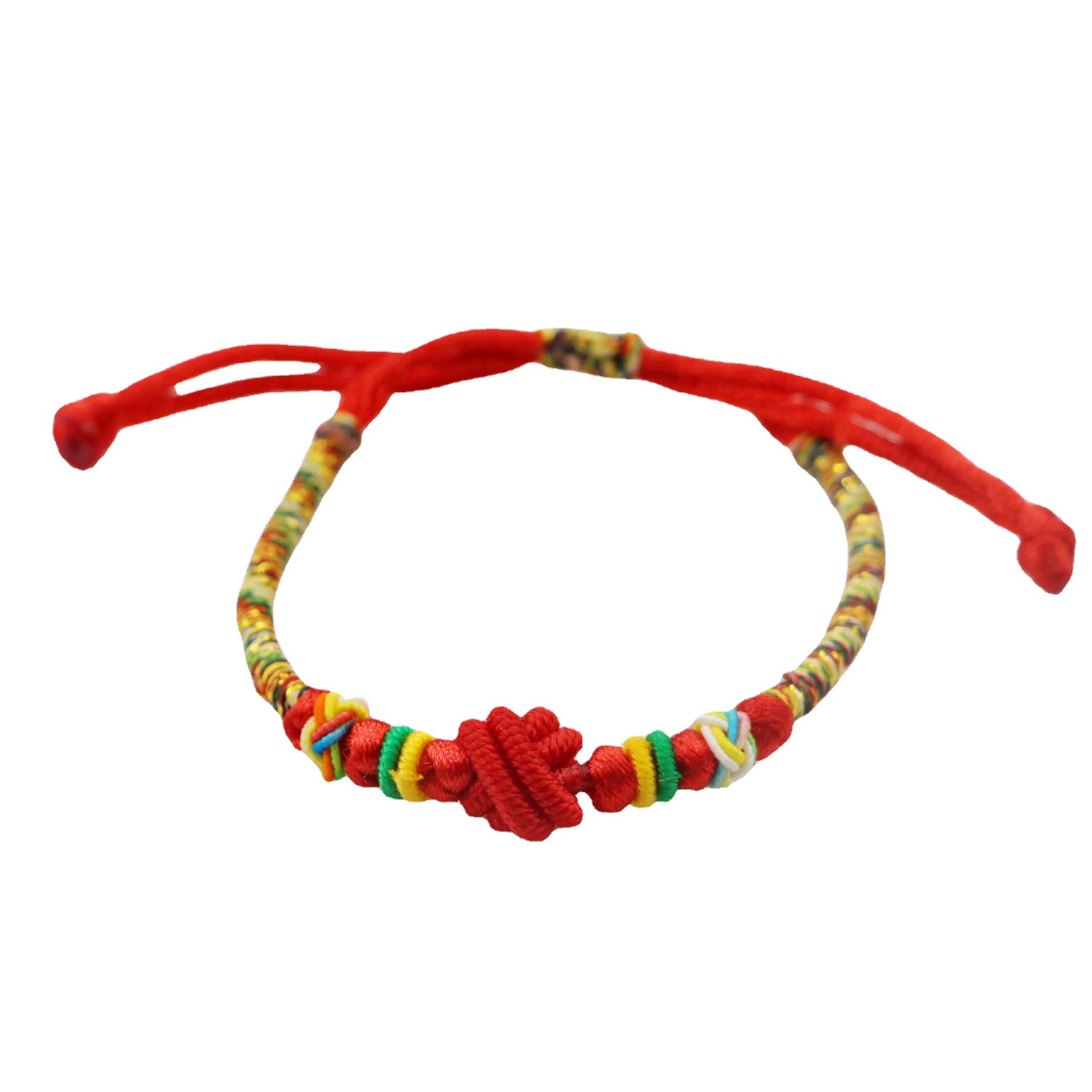 Children's woven red rope bracelet handmade for men and women for beloved