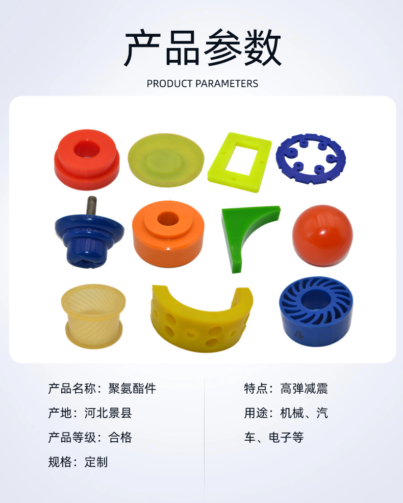 聚氨酯定 制优力胶包胶件浇筑件机械模压异形件减震缓冲块PU杂件-阿里巴巴