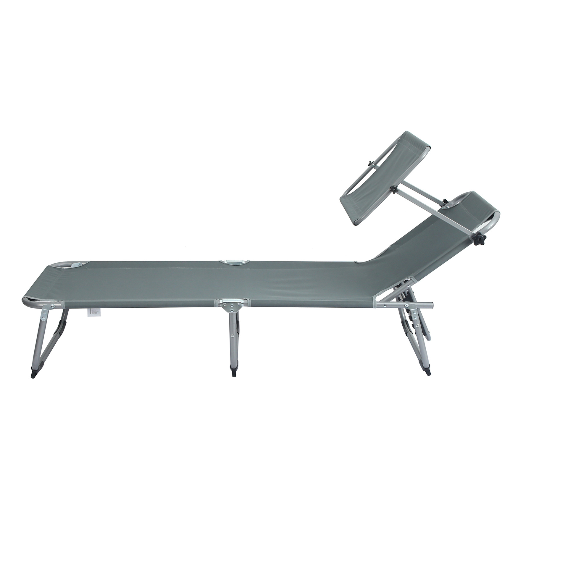 Cama plegable Wowding para uso doméstico, sencilla cama individual para siestas, silla de playa para ocio, cama plegable portátil con parasol para camping, venta al por mayor.