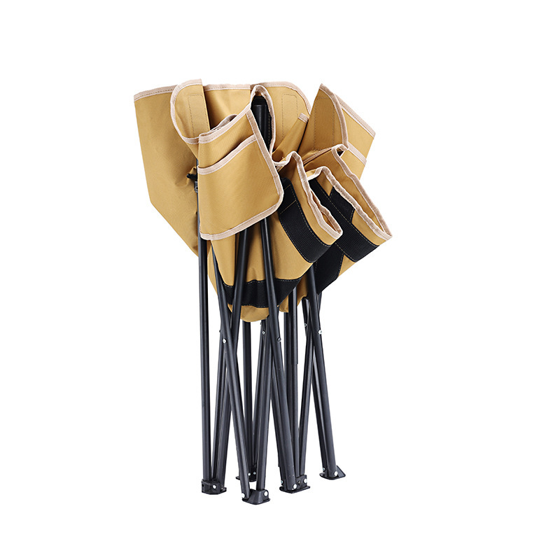 Nuevo tipo de silla de luna baja doble al aire libre acampando silla plegable portátil de pícnic silla plegable ligera ocio doble silla plegable