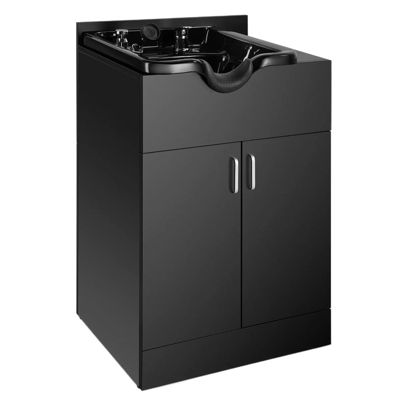 Mueble de lujo ligero para champú, lavabo móvil de alta gama, armario de almacenamiento para peluquería, mobiliario para peluquería al por mayor. image 1
