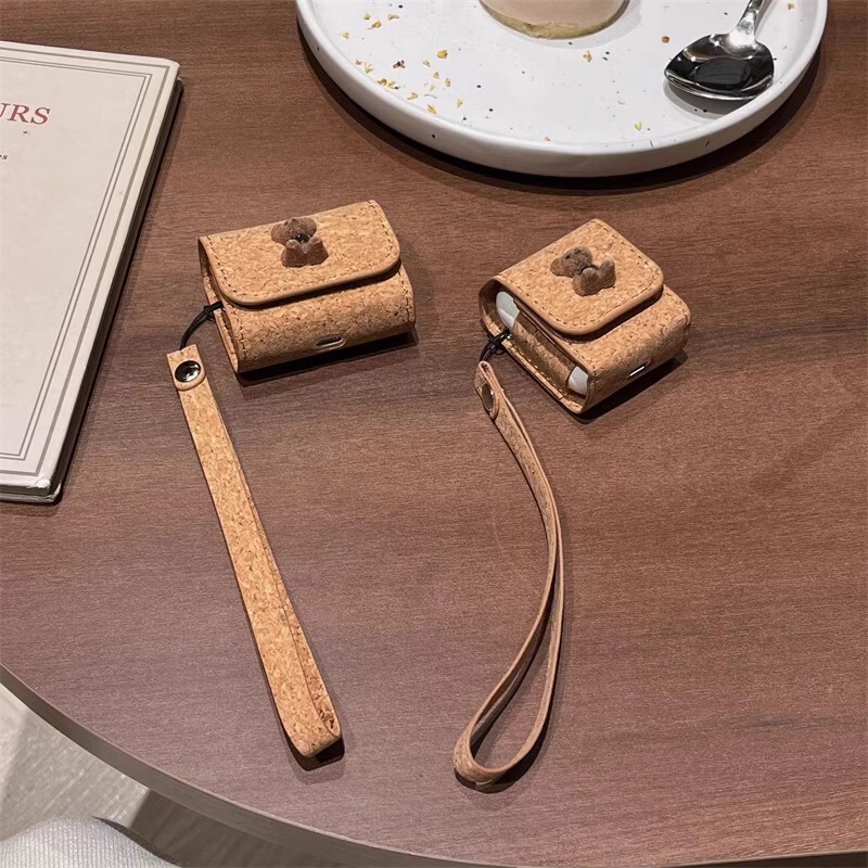Suitable for Airpodspro2 All-Inclusive AirPods Third Generation Apple Bluetooth Headphone Shell Airpods1/2 Generation Leather