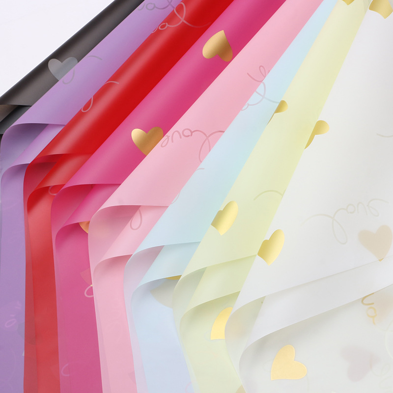 Huaxi enamorado de flores papel de embalaje impermeable Han Su niebla papel de regalo ramo de flores papel de embalaje de flores image 5