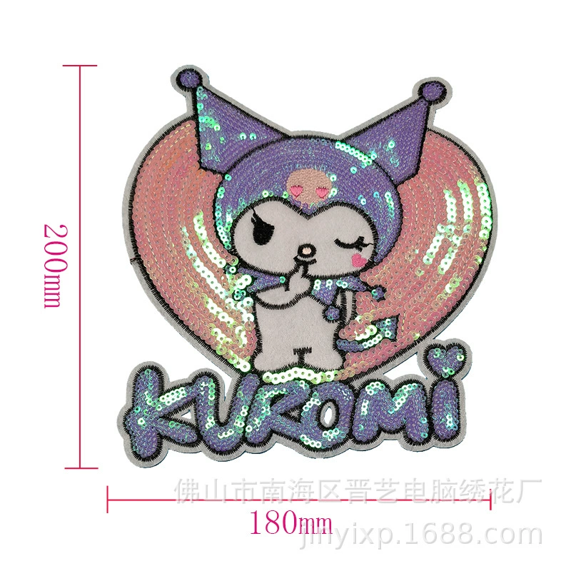 Саниpо мультфильм Югui пёс 쿠로미 Мерте Титу пёс Набор фраг Embroidery файл нашивка нашивка нити вышивки