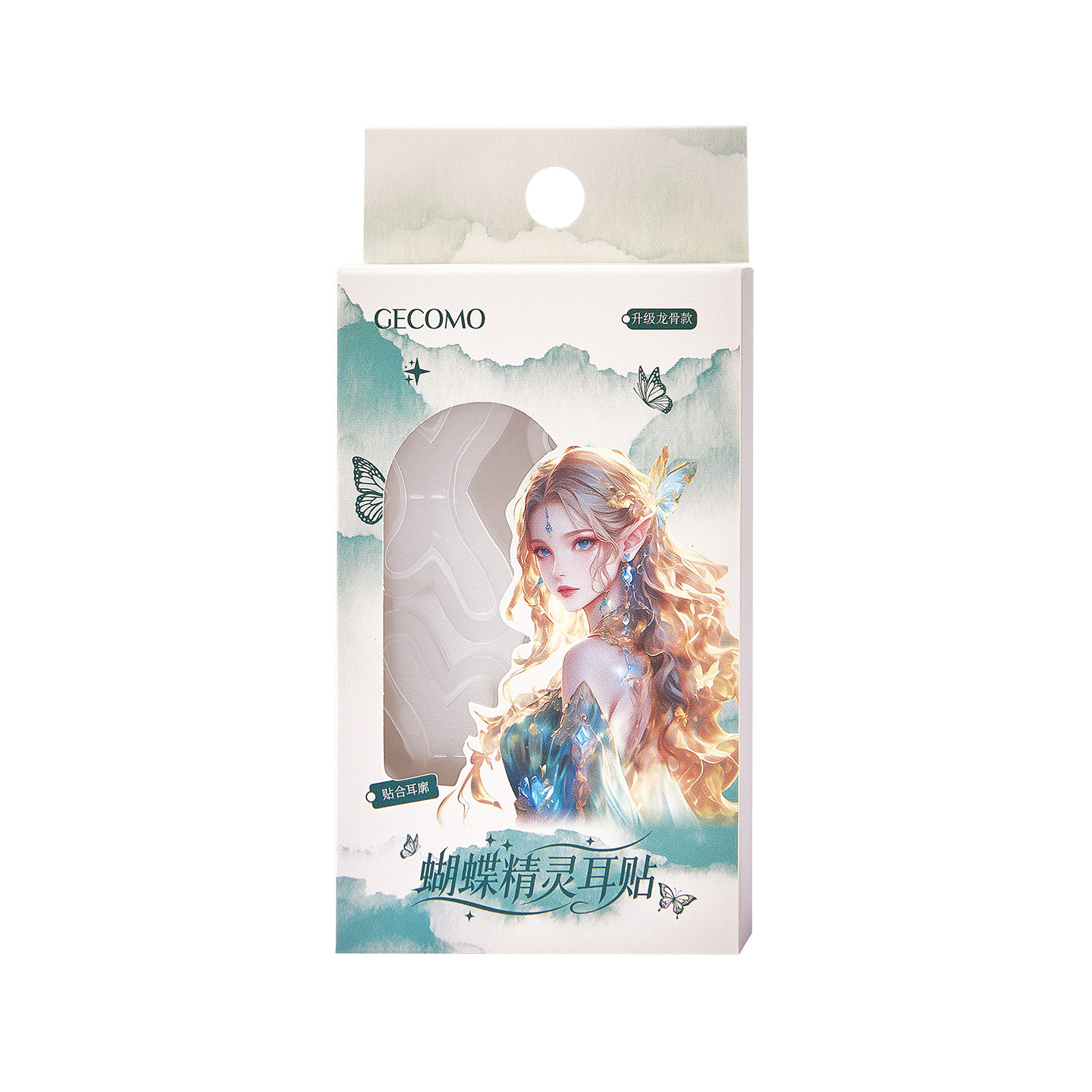 GECOMO Butterfly Elf Ear Stick actualización de quilla invisible impermeable fuerte soporte Ear Stick duradero al por mayor