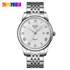 Fashionable classic quartz watches for beloved, waterproof steel belt, calendar, watch